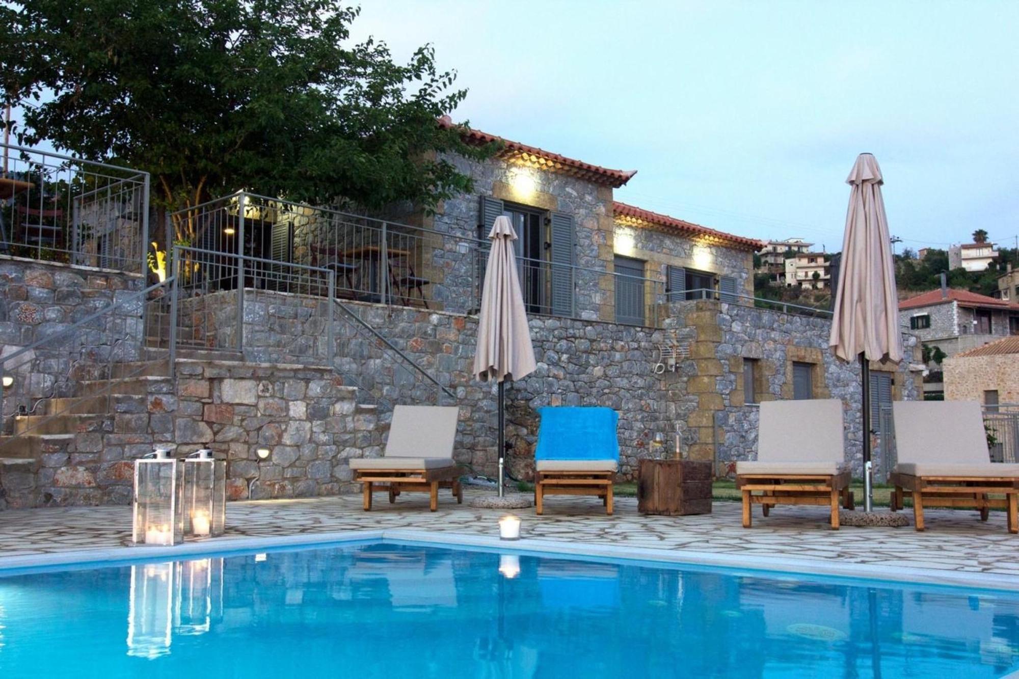 Elsa Villa By Elrin Villas Mani Neokhorion  Exterior foto